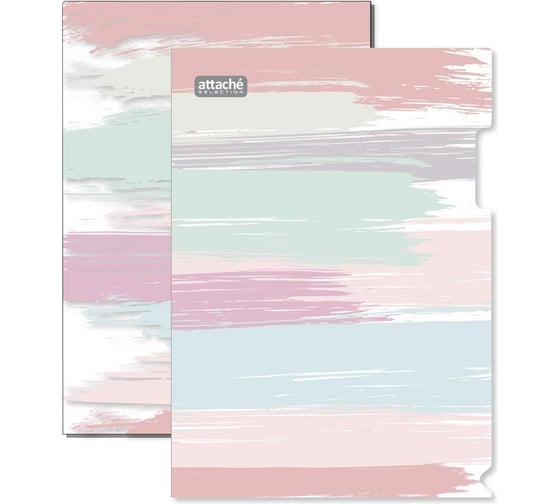 Папка уголок Attache Selection Pastel 4 шт, ассорти 1216781