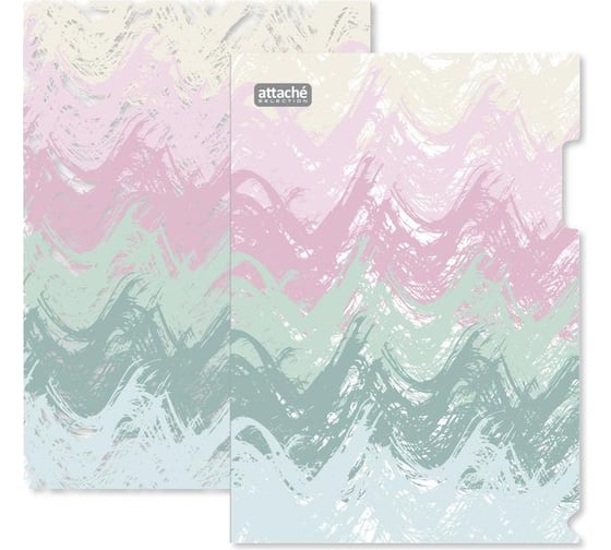 Папка уголок Attache Selection Pastel 4 шт, ассорти 1216781