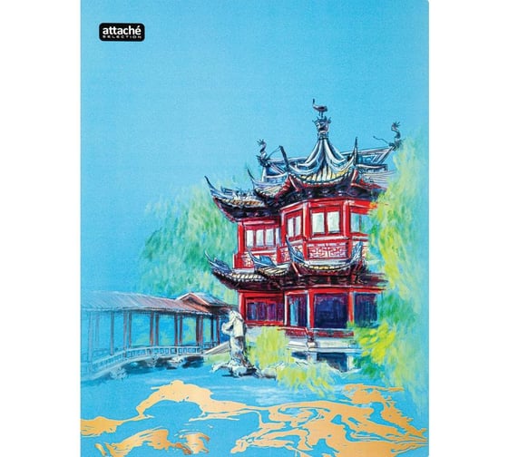 Папка скоросшиватель с пружинным механизмом Attache Selection Travel China 1057420 1