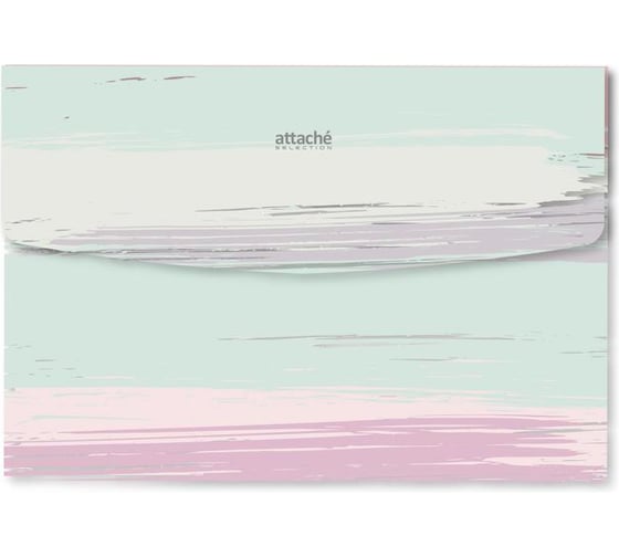 Папка-конверт на кнопке Attache Selection Pastel А5, 4 шт, ассорти 1216783