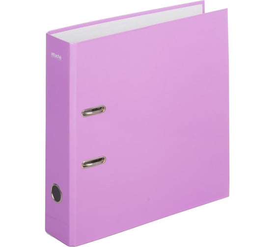 Папка-регистратор Attache Selection Crocus petal, ламинированный картон, 75 мм 845460 1