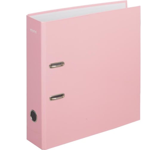 Папка-регистратор Attache Selection Flamingo pink, ламинированный картон, 75 мм 845457 1