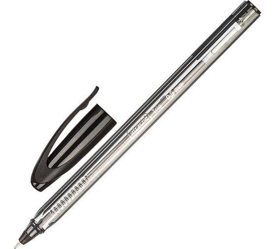 Шариковая ручка 12 шт в упаковке Attache Glide Trio 05мм черная масляная треугольная невтомат 722458