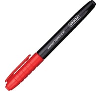 Перманентный маркер 12 шт в упаковке Attache красный 15-3мм. 155799