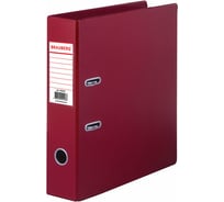 Папка-регистратор BRAUBERG 70 мм, бордовая 222653