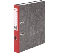 Папка-регистратор BRAUBERG с мраморным покрытием, 50 мм, красный корешок 220983