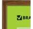 Рамка BRAUBERG HIT, 21х30 см, пластик, багет 15 мм, орех, стекло, 390025 2