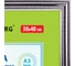 Рамка BRAUBERG 30*40см небьющаяся, пластик, багет 30 мм, HIT4, серебро, 391009 4