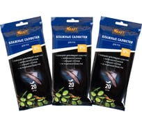 Влажные салфетки KRAFT для рук, с маслом оливы, 60 шт. KT 834012