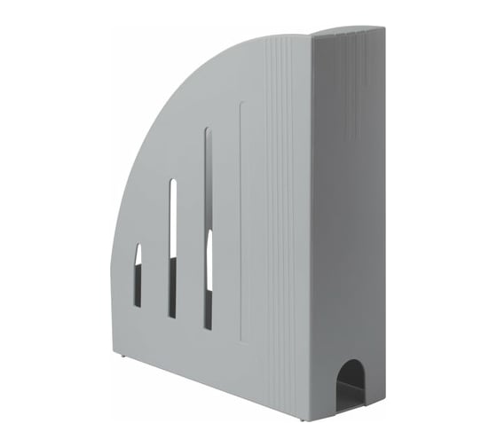 Вертикальный лоток для бумаг BRAUBERG Energy 261х85х300 мм, серый 231548