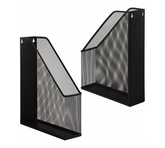 Вертикальный металлический лоток для бумаг BRAUBERG Germanium 250х72х315 мм 231948
