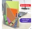 Вертикальный металлический лоток для бумаг BRAUBERG Germanium 250х72х315 мм, серебряный 231949 6