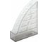 Вертикальный тонированный лоток для бумаг BRAUBERG Standard 245х70х295 мм, серый 237222 1