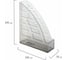 Вертикальный тонированный лоток для бумаг BRAUBERG Standard 245х70х295 мм, серый 237222 7