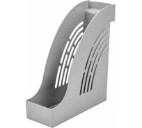 Вертикальный лоток для бумаг BRAUBERG Office 255х95х290 мм, серый 237229