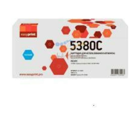 Тонер-картридж EasyPrint для Kyocera ECOSYS PA4000cx/MA4000cix/ MA4000cifx (10000 стр.) голубой, с чипом LK-5380C 1