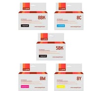 Комплект картриджей EasyPrint (CLI-8BK/CLI-8/CLI8) для Canon: PGI-5BK/CLI-8, пигментный IC-CLI8_SET