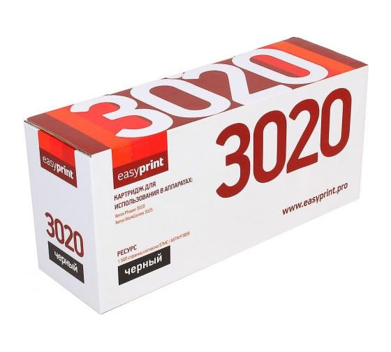Набор картриджей EasyPrint для Xerox Phaser 3020/WorkCentre 3025 (3 шт.x1500 стр.) 106R02773 LX-3020_SET3 1