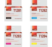 Комплект картриджей EasyPrint (C13T12814011/T1281) для Epson Stylus S22/SX125/Office BX305F: черный, голубой, пурпурный, желтый IE-T1285_SET