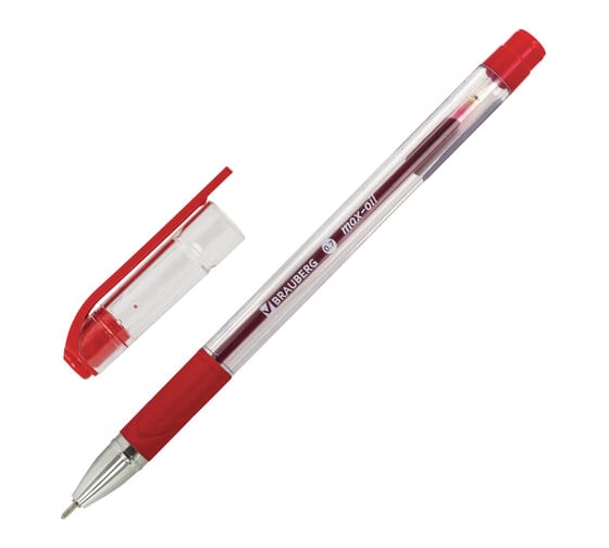Шариковые масляные ручки BRAUBERG Max-Oil НАБОР 4 шт., АССОРТИ, узел 0,7 мм, линия письма 0,35 мм, 142146