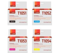 Комплект картриджей EasyPrint (C13T0731/T1051/T1041) для Epson T0735/T1055: черный, голубой, пурпурный, желтый IE-T1055_SET