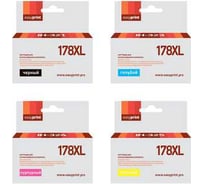 Комплект картриджей EasyPrint (CB321HE/CB321/CN684HE/178XL/178 XL) для HP 178XL: черный, голубой, пурпурный, желтый IH-178XL_SET
