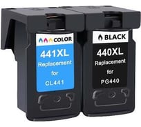 Комплект картриджей EasyPrintIC-PG-440XL (PG-440 XL ) для Canon: PG-440XL/CL-441XL, черный + цветной IC-PG-440XL/CL-441XL_SET