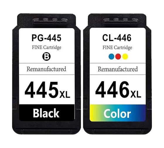 Комплект картриджей EasyPrintIC-PG-445XL (PG-445 XL ) для Canon: PG-445XL/CL-446XL, черный + цветной IC-PG-445XL/CL-446XL_SET