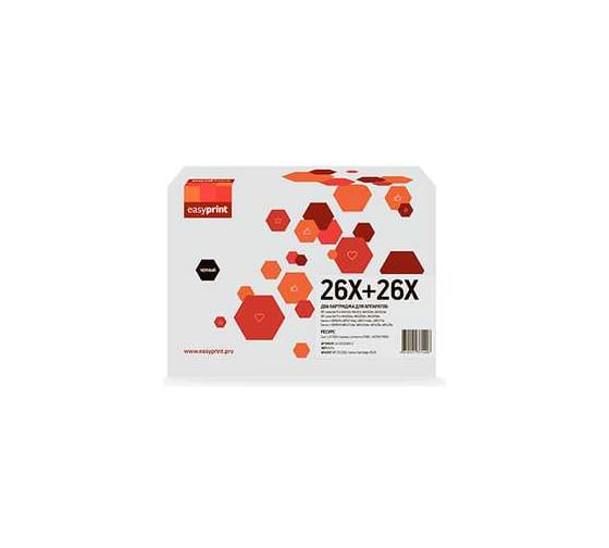 Комплект лазерных картриджей EasyPrint (CF226X/Cartridge 052H) для принтеров HP LaserJet Pro M402/M426/Canon LBP212/MF421, черный LH-CF226XD U 1