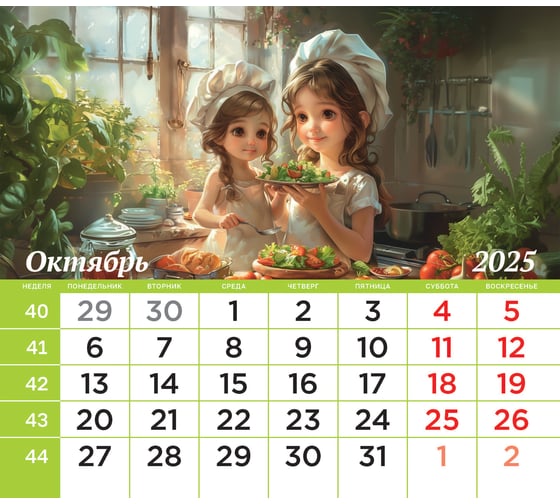 Календарь-домик евро ND Play Теплые мечты Маркет на 2025 год 313092