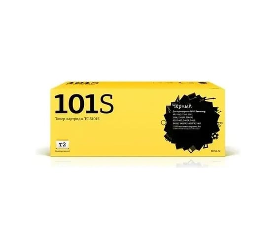 Двойная упаковка картриджа T2  (MLT-D101S/SU698A) для Samsung ML-2160/2165/2168/SCX-3400/3405/3407/SF-760 (2шт.x1500 стр.) с чипом TC-S101SD 1