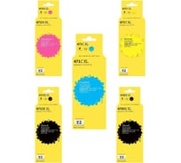 Комплект картриджей T2 (PGI-470BK XL/CLI-471 XL) для Canon: PGI-470BK XL/CLI-471 XL, пигментный черный, черный, голубой, пурпурный, желтый IC-CCLI-471XL_MP