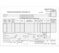 Бухгалтерский бланк BRAUBERG Товарно-транспортная накладная, А4 198х275 мм, 100 шт 130135