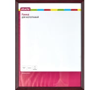 Настенная рамка Attache 30х40 красное дерево, пластиковый багет, 94904