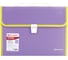 Пластиковая папка-портфель BRAUBERG JOY А4, 13 отделений, с окантовкой, фиолетовый 227977 1