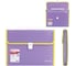 Пластиковая папка-портфель BRAUBERG JOY А4, 13 отделений, с окантовкой, фиолетовый 227977 6