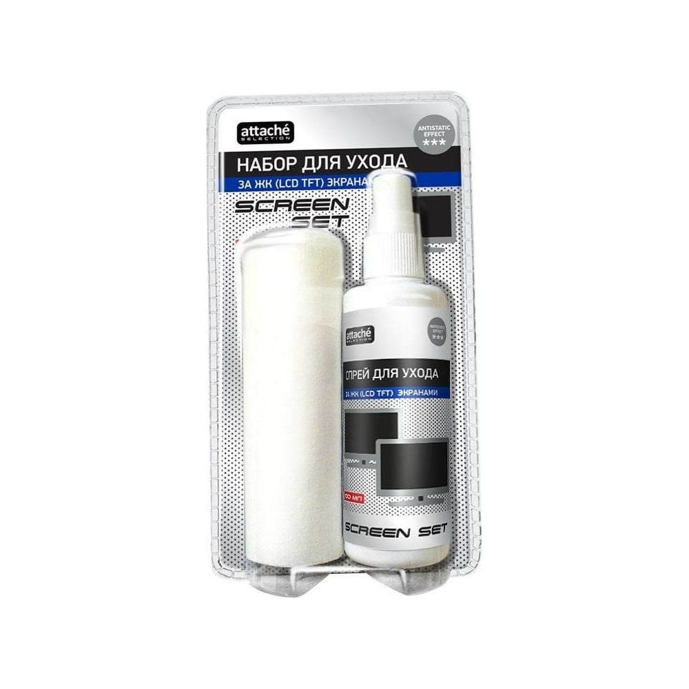 Набор для чистки оргтехники Attache Selection Promega office LCD/TFT ...