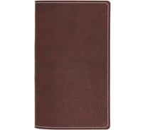 Настольная визитница Attache Bizon А5, 96 визиток, гибкая, бордо, белая прострочка 852890