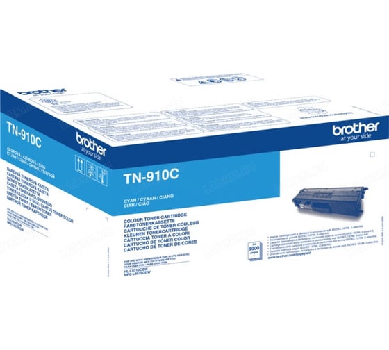 Тонер-картридж Brother TN-910C голубой, 9000 стр., для HL-L9310CDW, MFC-L9570CDW TN910CP 1