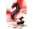 Коврик для мыши CACTUS Red Dragon 400x300x3 мм (CS-MP-PRO21XL) 2031294 1