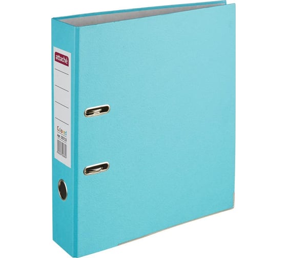 Папка-регистратор Attache Colored light голубой, 75мм 611490 1