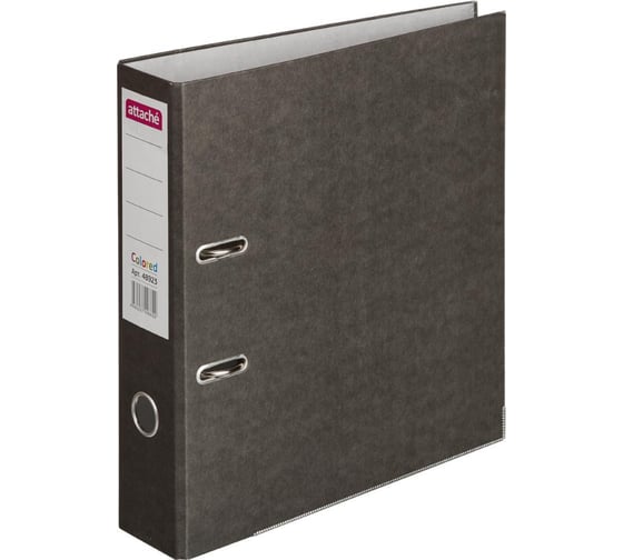 Папка-регистратор Attache Colored 12734/20451, 75мм, черный 48923