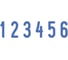 Нумератор ручной ленточный ОФИСМАГ, 6 разрядов, оттиск 27x4 мм, синий, TRODAT 1556 236808 2