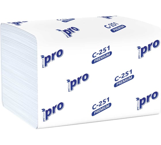 Салфетки бумажные Protissue C251 2сл, 200 листов 25436