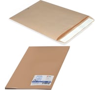 Конверт-пакеты ОФИСМАГ С5 плоские, 162x229 мм, до 90 листов, крафт, отрывная полоса, комплект 25 шт, 357707.25 124230