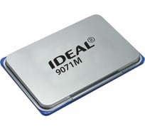Штемпельная подушка ОФИСМАГ TRODAT IDEAL 90x56 мм, металлический корпус, синяя, 9071Мс 229575