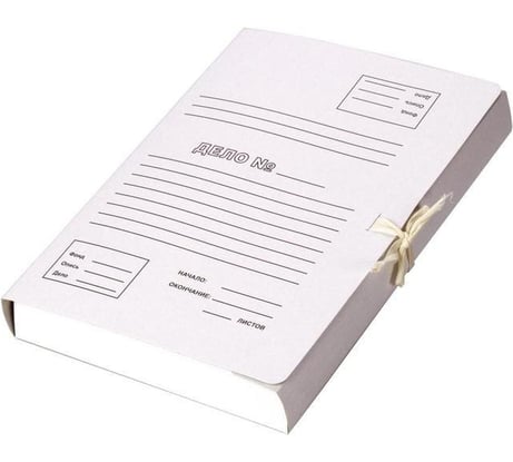 Папка Attache Дело с завязками, 380г/м2 немелованный картон, 10 шт в упаковке 1205163