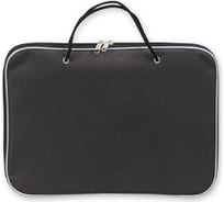 Офисная папка Attache 1Ш32 на молнии, с ручками, А3, черная, нейлон 236079