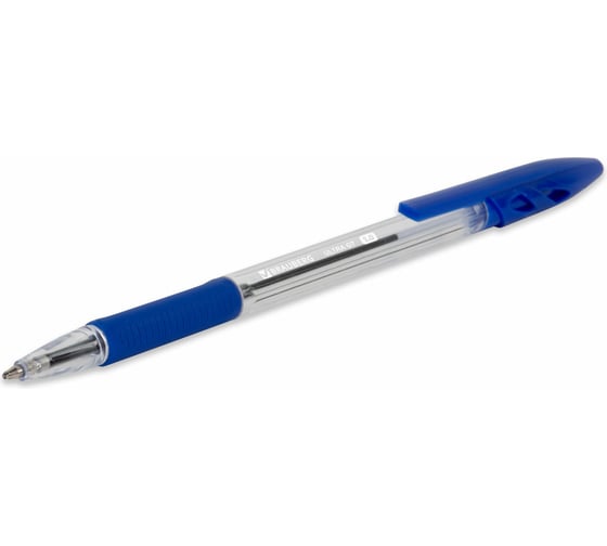 Шариковая рчка с грипом BRAUBERG "ULTRA GT", 20 шт., синие, линия 0.5 мм 144059