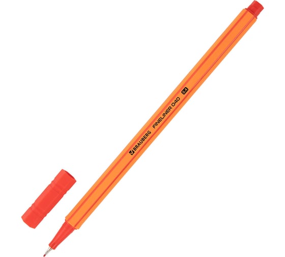 Капиллярные ручки (линеры) BRAUBERG 25 цветов, FINE 040, шестигранные, линия 0.4 мм 144145